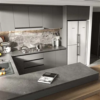 Modern fa konyhaszekrény