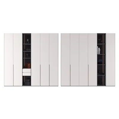 Fa minimalista hálószobás szekrény